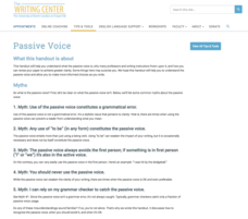 Passive Voice Website Passive Voice Website