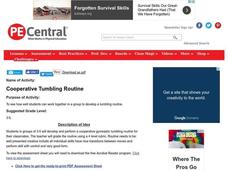 Cooperative Tumbling Routine Lesson Plan Cooperative Tumbling Routine Lesson Plan
