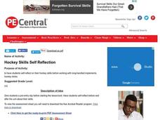 Hockey Skills Self Reflection Lesson Plan Hockey Skills Self Reflection Lesson Plan