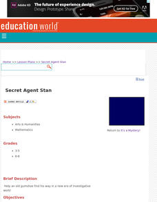 Secret Agent Stan Lesson Plan Secret Agent Stan Lesson Plan