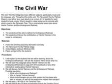 Harriet Tubman and the Underground Railroad Lesson Plan Harriet Tubman and the Underground Railroad Lesson Plan