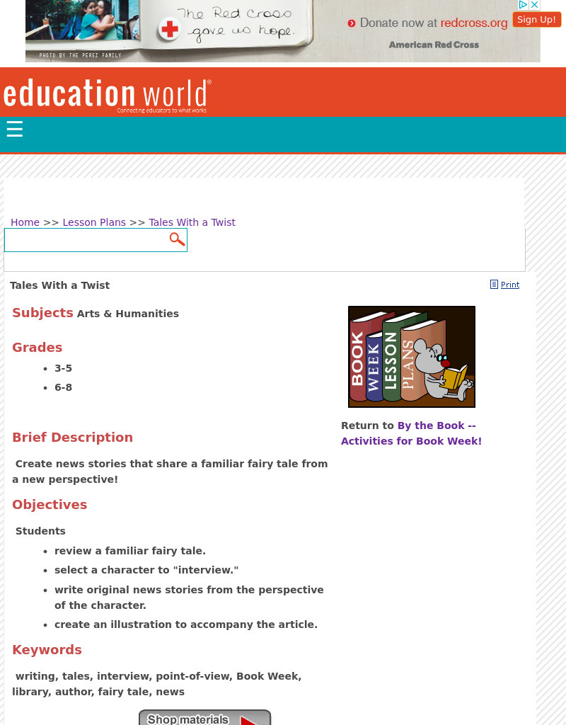 Tales with a Twist Lesson Plan Tales with a Twist Lesson Plan