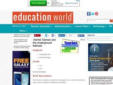 Harriet Tubman and the Underground Railroad Lesson Plan Harriet Tubman and the Underground Railroad Lesson Plan