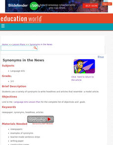 Language Arts Lesson Plan Lesson Plan Language Arts Lesson Plan Lesson Plan