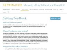 Getting Feedback Website Getting Feedback Website