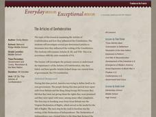 The Articles of Confederation Lesson Plan The Articles of Confederation Lesson Plan