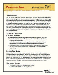 Industrializing America Unit Plan Industrializing America Unit Plan