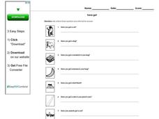 Have Got Worksheet Have Got Worksheet