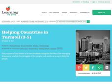 Helping Countries in Turmoil Lesson Plan Helping Countries in Turmoil Lesson Plan
