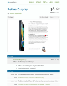Retina Display Activity Retina Display Activity