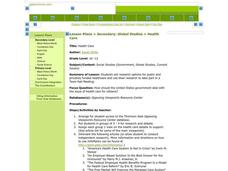 Health Care Lesson Plan Health Care Lesson Plan