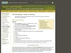 Hearing Lesson Plan Hearing Lesson Plan