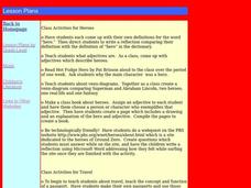 Heroes Lesson Plan Heroes Lesson Plan