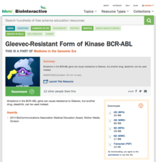 Gleevec-Resistant Form of Kinase BCR-ABL Instructional Video Gleevec-Resistant Form of Kinase BCR-ABL Instructional Video