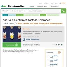 Natural Selection of Lactose Tolerance Instructional Video Natural Selection of Lactose Tolerance Instructional Video