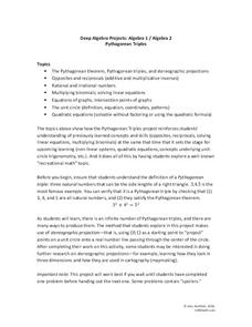 Pythagorean Triples Activity Pythagorean Triples Activity