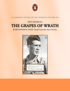A Teacher’s Guide to the Penguin Edition of John Steinbeck’s The Grapes of Wrath Study Guide A Teacher’s Guide to the Penguin Edition of John Steinbeck’s The Grapes of Wrath Study Guide