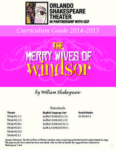 Merry Wives of Windsor: Study Guide Activity Merry Wives of Windsor: Study Guide Activity