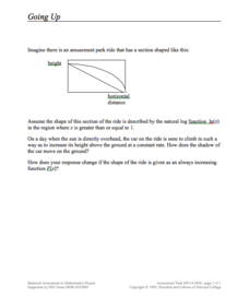 Going Up Assessment Going Up Assessment