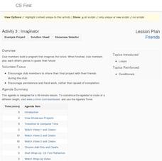 Friends: Imaginator Lesson Plan Friends: Imaginator Lesson Plan