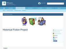 Historical Fiction Project Lesson Plan Historical Fiction Project Lesson Plan