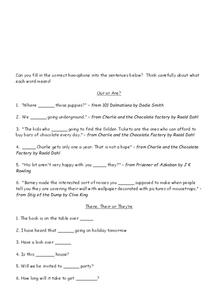 Homophones Worksheet Homophones Worksheet
