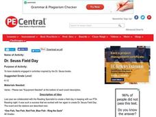 Dr. Seuss Field Day Lesson Plan Dr. Seuss Field Day Lesson Plan