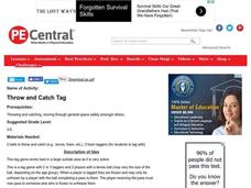 Throw and Catch Tag Lesson Plan Throw and Catch Tag Lesson Plan