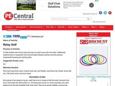 Relay Golf Lesson Plan Relay Golf Lesson Plan