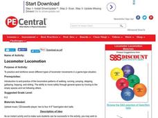 Locomotor Locomotion Lesson Plan Locomotor Locomotion Lesson Plan