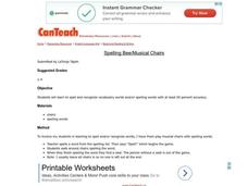 Spelling Bee/Musical Chairs Lesson Plan Spelling Bee/Musical Chairs Lesson Plan