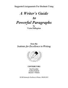 A Writer’s Guide to Powerful Paragraphs Writing A Writer’s Guide to Powerful Paragraphs Writing