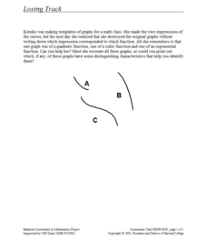 Losing Track Assessment Losing Track Assessment