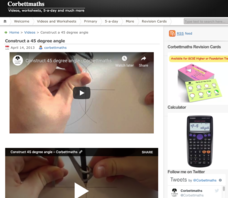 Construct a 45 Degree Angle Instructional Video Construct a 45 Degree Angle Instructional Video