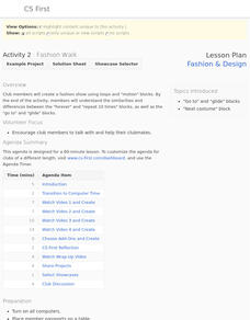Fashion and Design: Fashion Walk Lesson Plan Fashion and Design: Fashion Walk Lesson Plan