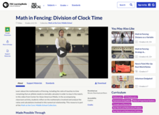 Math in Fencing: Division of Clock Time Instructional Video Math in Fencing: Division of Clock Time Instructional Video