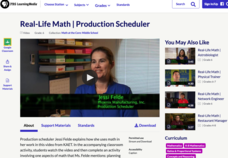 Real-Life Math — Production Scheduler Instructional Video Real-Life Math — Production Scheduler Instructional Video