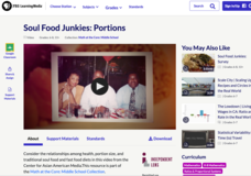 Soul Food Junkies: Portions Activity Soul Food Junkies: Portions Activity