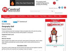 Geography Golf Lesson Plan Geography Golf Lesson Plan
