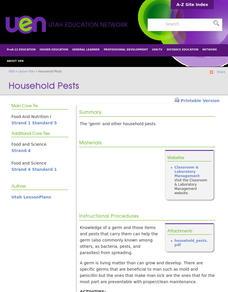Household Pests Lesson Plan Household Pests Lesson Plan