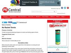 No Racket Tennis Lesson Plan No Racket Tennis Lesson Plan