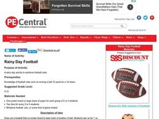 Rainy Day Football Lesson Plan Rainy Day Football Lesson Plan