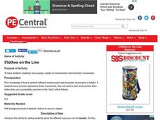 Clothes on the Line Lesson Plan Clothes on the Line Lesson Plan