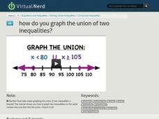 How Do You Graph the Union of Two Inequalities? Instructional Video How Do You Graph the Union of Two Inequalities? Instructional Video