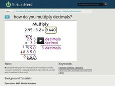 How Do You Multiply Decimals? Instructional Video How Do You Multiply Decimals? Instructional Video