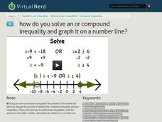 How Do You Solve an OR Compound Inequality and Graph It On a Number Line? Instructional Video How Do You Solve an OR Compound Inequality and Graph It On a Number Line? Instructional Video