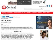 See Me, Be Me Lesson Plan See Me, Be Me Lesson Plan