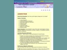How have world religions shaped who I am today? Lesson Plan How have world religions shaped who I am today? Lesson Plan
