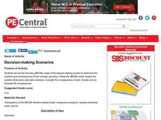 Decision-making Scenarios Lesson Plan Decision-making Scenarios Lesson Plan