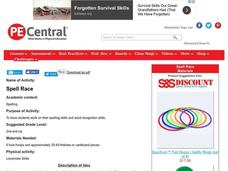 Spell Race Lesson Plan Spell Race Lesson Plan